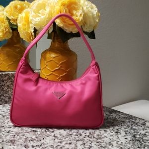 Vintage  prada tessuto Nylon small purse